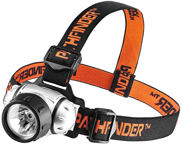 PATHFINDER XP E Q4 CREE LED Headlamp for trekking Headlight for camping things to take hiking best headlamps