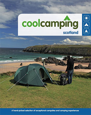 Cool Camping book on Scotland secret campsites guide to camping in Scotland and UK campsites campsite book