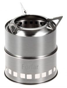 Forfar camping stove portable stainless steel stove charcoal solidified alcohol wood camp stove best camp stove for trekking guide