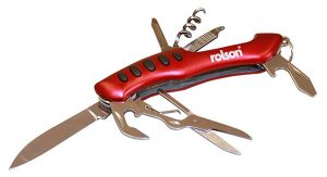Rolson 62494 10 in 1 Multi Knife best camping knife for hiking knives for trekking equipment for wild camping