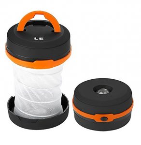 LE Collapsible LED Camping Lantern best hiking flashlight from camping things to pack for eurocamp tent lights