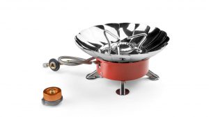 Camping Stove ODOLAND Camping things for Backpacking Kit Collapsible Portable Outdoor Camping Propane Gas Burner