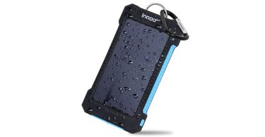 Innoo Tech Solar Power Bank Energy Charger camping things to take to a festival