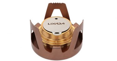 Lixada camping stove Stainless Steel Portable Mini Ultra light Spirit Burner camping things to take for campsite cooking