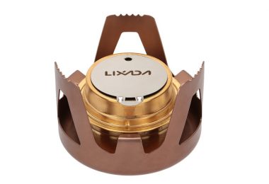 Lixada camping stove Stainless Steel Portable Mini Ultra light Spirit Burner camping things to take for campsite cooking