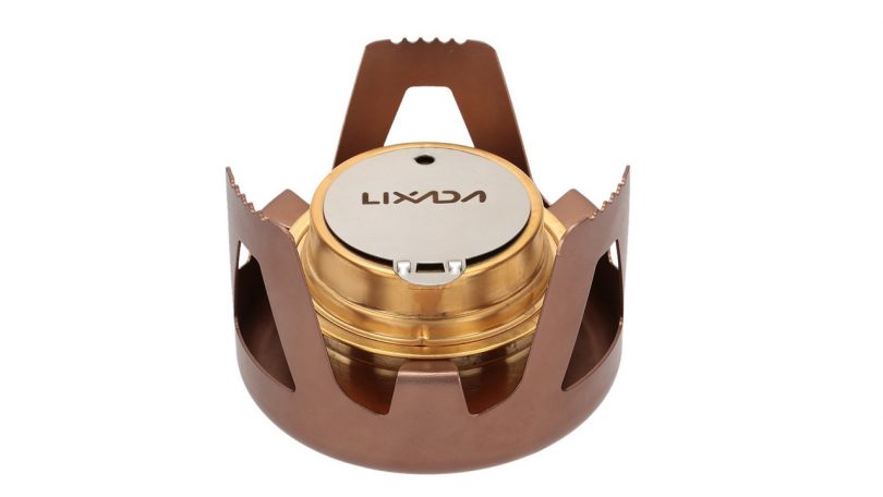 Lixada camping stove Stainless Steel Portable Mini Ultra light Spirit Burner camping things to take for campsite cooking