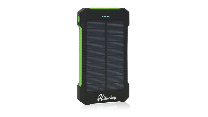 Solar Charger Hiluckey USB Solar Panel Portable Battery Charger Solar Power bank camping things to bring camp