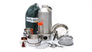 campfire cooking Ultimate Base Camp Kelly Kettle Kit kitchen sets camping things to take camp cooking