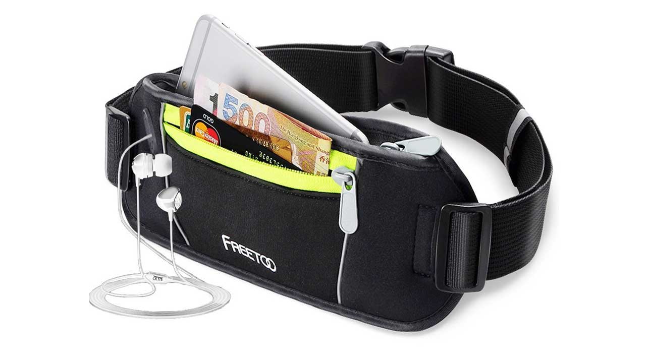 Top 5 SMALL day bags and waist packs FREETOO Bumbag Running Belt Waistpack Fanny Pack Money Belt ...