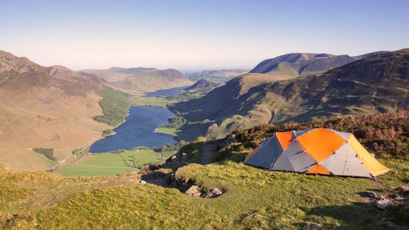 best wild camping sites in UK hiking latest equipment for trekking England campsites in scotland